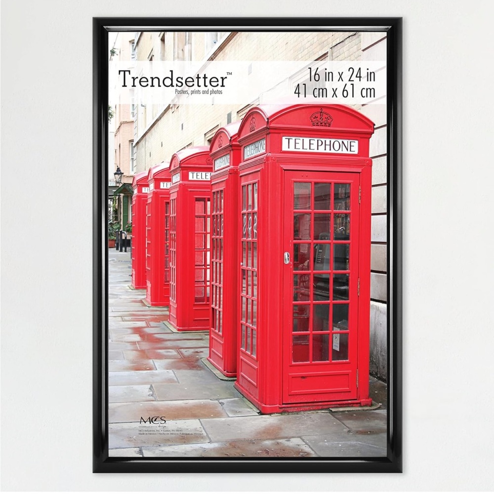16x24 Black Gloss Picture Poster Frame